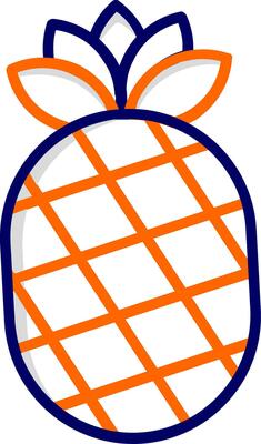 Pineapple Vector Icon