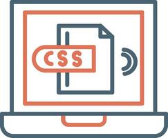 icono de vector de css