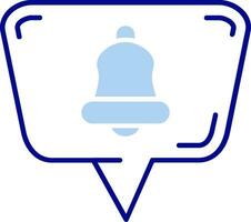 Bell Line Filled Icon vector