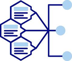 Index Line Filled Icon vector