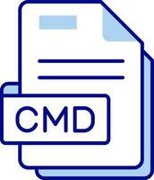 Cmd Line Filled Icon vector