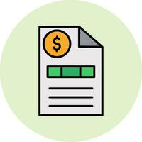 Invoice Vector Icon