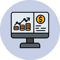 Stock Market Vector Icon