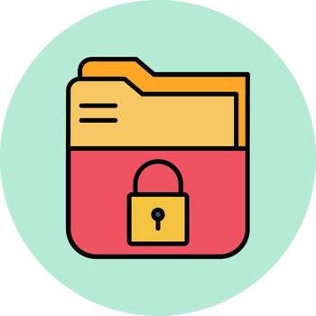 Data Encryption Vector Icon