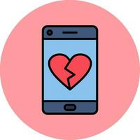 Heart Break Vector Icon