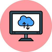 Cloud Computing Vector Icon