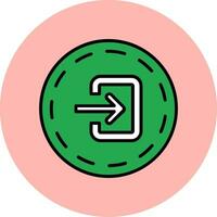 Log In Vector Icon
