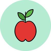 icono de vector de manzana