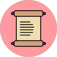 Parchment Vector Icon