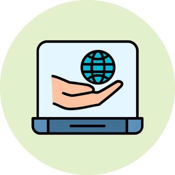 globe netwrok Vector Icon