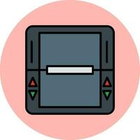 icono de vector de consola de juegos