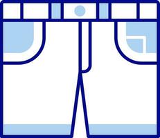 Shorts Line Filled Icon vector