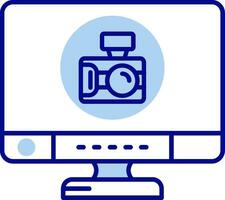 Camera Line Filled Icon vector
