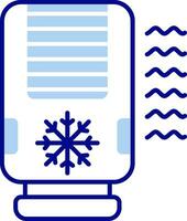 Air conditioner Line Filled Icon vector