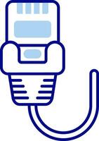 Ethernet Line Filled Icon vector