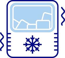 Ice maker Line Filled Icon vector