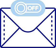 Off Line Filled Icon vector