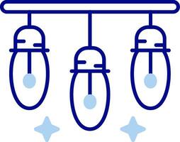 Lights Line Filled Icon vector