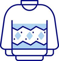 Sweater Line Filled Icon vector