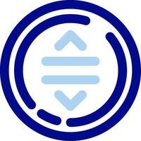 Drag Line Filled Icon vector