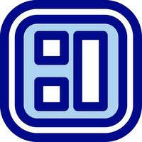 Layout Line Filled Icon vector