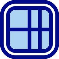 Layout Line Filled Icon vector
