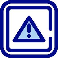 Alert Line Filled Icon vector