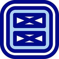 Layout Line Filled Icon vector