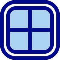 Layout Line Filled Icon vector