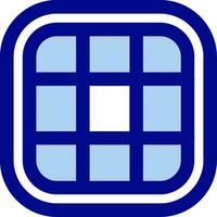Layout Line Filled Icon vector