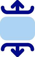 Carousel vertical Line Filled Icon vector