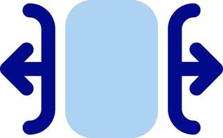 Carousel horizontal Line Filled Icon vector