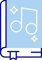 Music Line Filled Icon vector