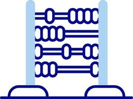 Abacus Line Filled Icon vector