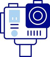 Action camera Line Filled Icon vector