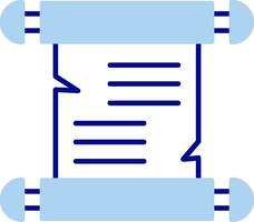 Papyrus Line Filled Icon vector