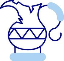 Kettle Line Filled Icon vector