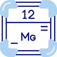 Magnesium Line Filled Icon vector