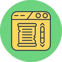 Scroll Vector Icon