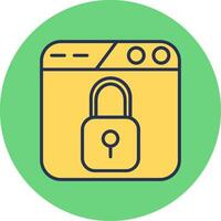 icono de vector de seguridad