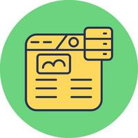 Web Hosting Vector Icon