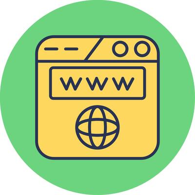 Domain Vector Icon
