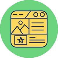 Landing Page Vector Icon