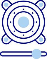 Speaker Line Filled Icon vector
