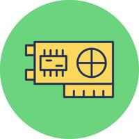 Graphics Card Vector Icon