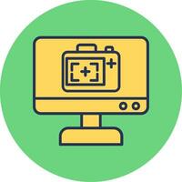 Monitor Screen Vector Icon