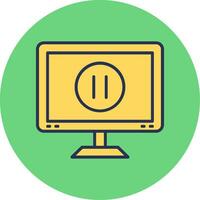 Pause Button Vector Icon