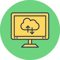 Cloud Computing Vector Icon