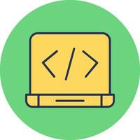 Web coding Vector Icon