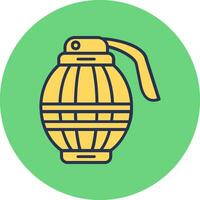 Hand Grenade Vector Icon